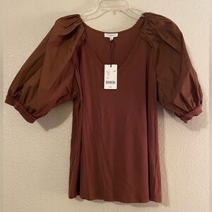 A Loves A Mixed Media Blouse